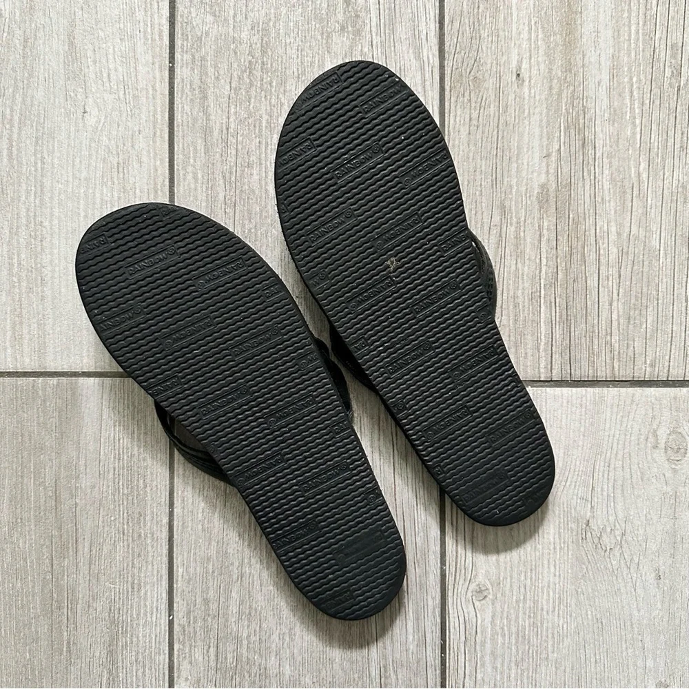 Rainbow Flirty Braidy Single Layer Leather Sandals - Picture 2 of 4